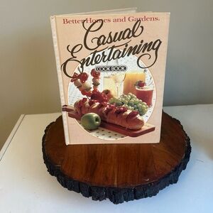 Vintage 1981 Casual Entertaining Cookbook Recipes Cook Book Hardcover BHAG